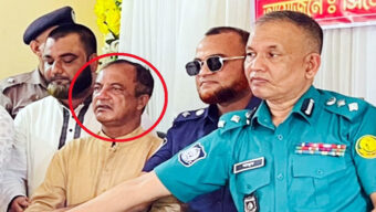 বিতর্কিত শ্রমিক নেতা আবু সরকারকে ঘিরে প্রশ্ন, পুলিশের উপস্থিতি নিয়ে তোলপাড়