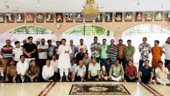 শুভ জন্মাষ্টমী উপলক্ষে কয়েস লোদী, মিফতাহ সিদ্দিকী ও ইমদাদ চৌধুরীর সাথে পুজা উদযাপন কমিটির মতবিনিময়
