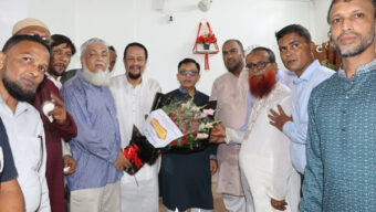 সিলেট ১৪নং ওয়ার্ড বিএনপির নেতাকর্মীদের সাথে শিল্প, বাণিজ্য, পাট ও বস্ত্র মন্ত্রীর সৌজন্য সাক্ষাৎ