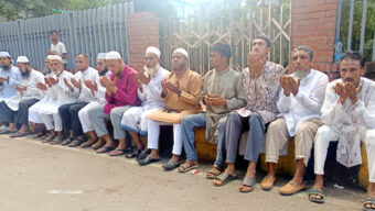 মোনাজাতের মধ্য দিয়ে সিলেটে ‘একতাবদ্ধ সিলেটবাসী’র আত্মপ্রকাশ