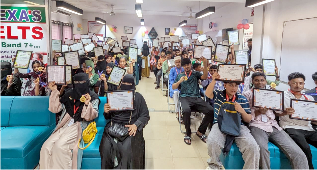 হেক্সাস গোবিন্দগঞ্জে সার্টিফিকেট প্রদান অনুষ্ঠান অনুষ্ঠিত