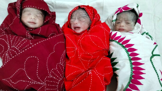 সিলেটে একসাথে তিন সন্তানের জন্ম দিলেন ডলি বেগম