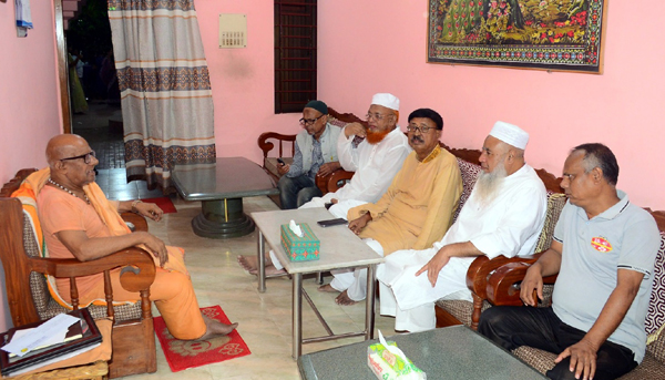 বিভিন্ন পূজা মন্ডব পরিদর্শন করল বাংলাদেশ মানবাধিকার বাস্তবায়ন ফাউন্ডেশনের নেতৃবৃন্দ
