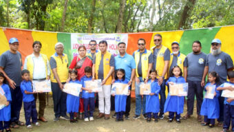 অক্টোবর সেবা সপ্তাহ উপলক্ষে শিক্ষার্থীদের মাঝে লায়ন্স ক্লাব অব সিলেট হলি সিটির শিক্ষা ও খাদ্যসামগ্রী বিতরণ